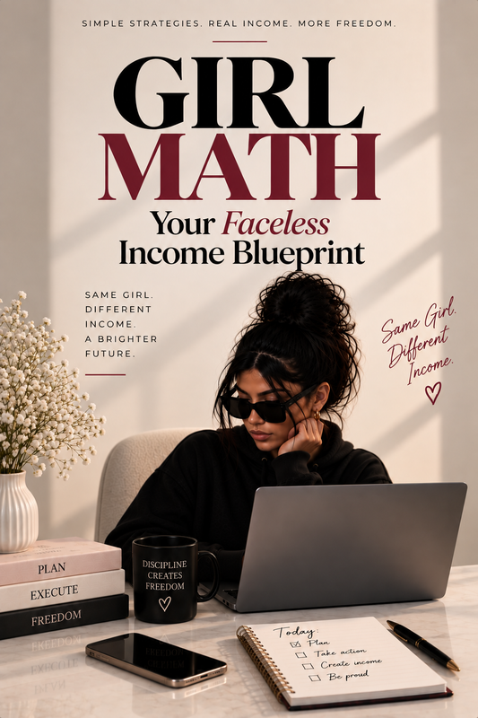 Girl Math - Your Faceless Income Blueprint